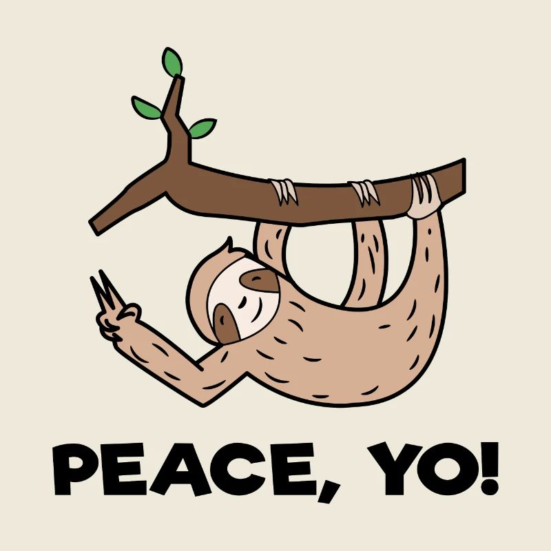 Faultier Hängematte Cool Statement Urwaldbewohner