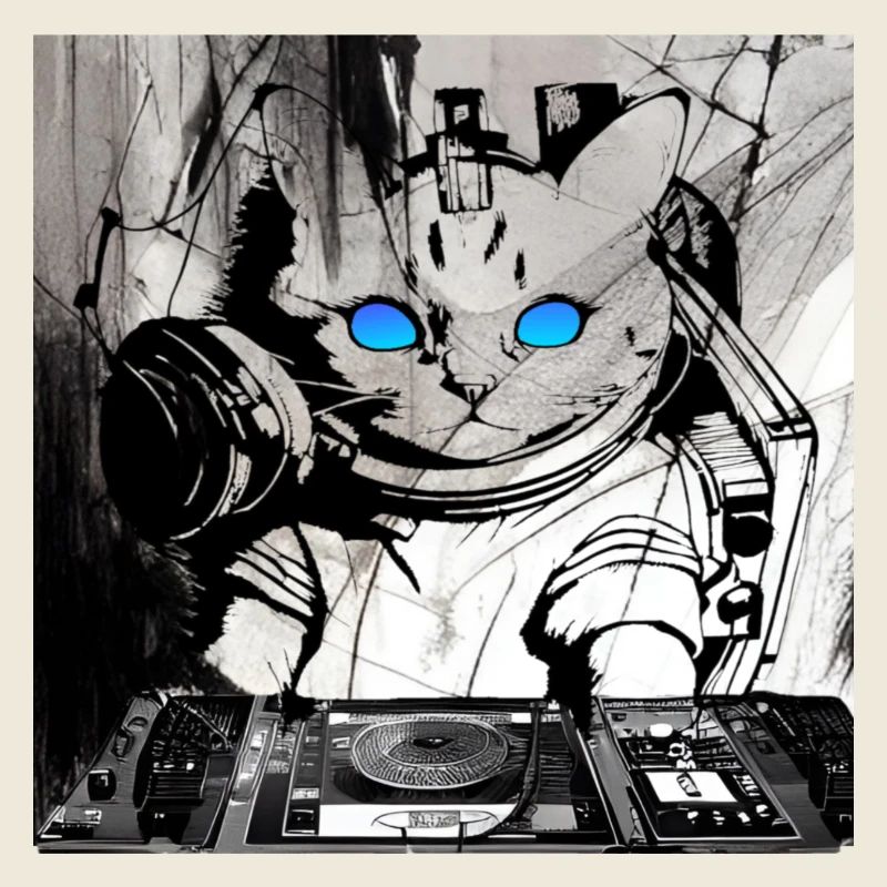 Katzen DJ Artwork