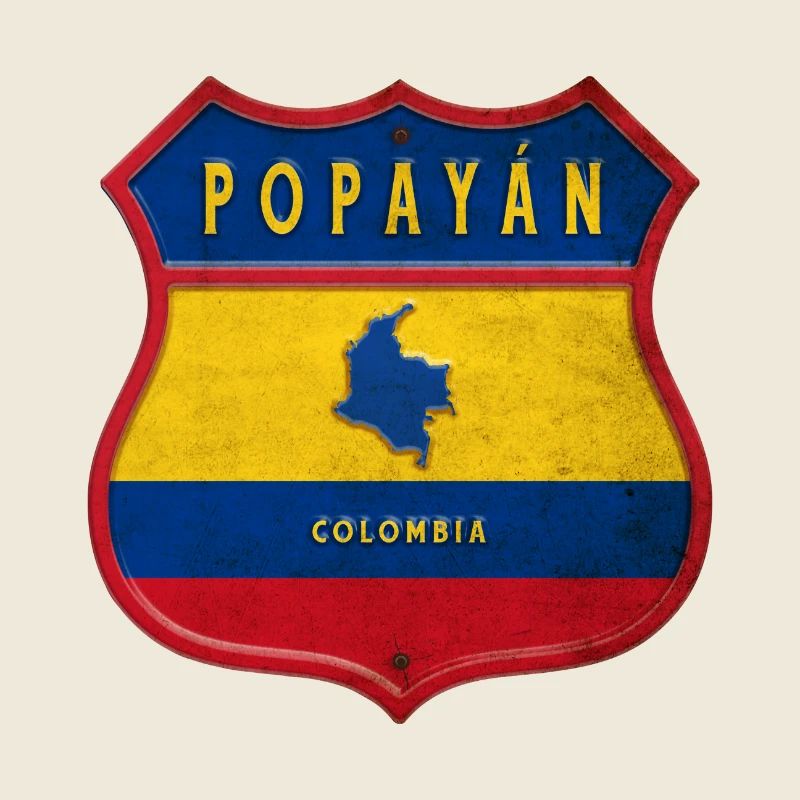 Conception des armoiries de Popayán, Colombie