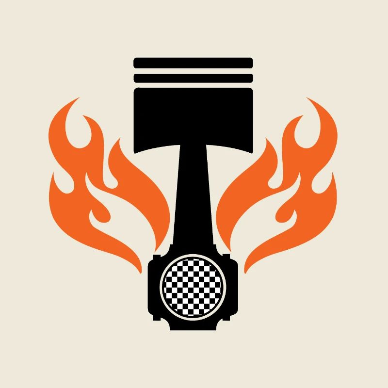 Flammenkolben - Auto Auto Rennen - Auto Auto Fenster