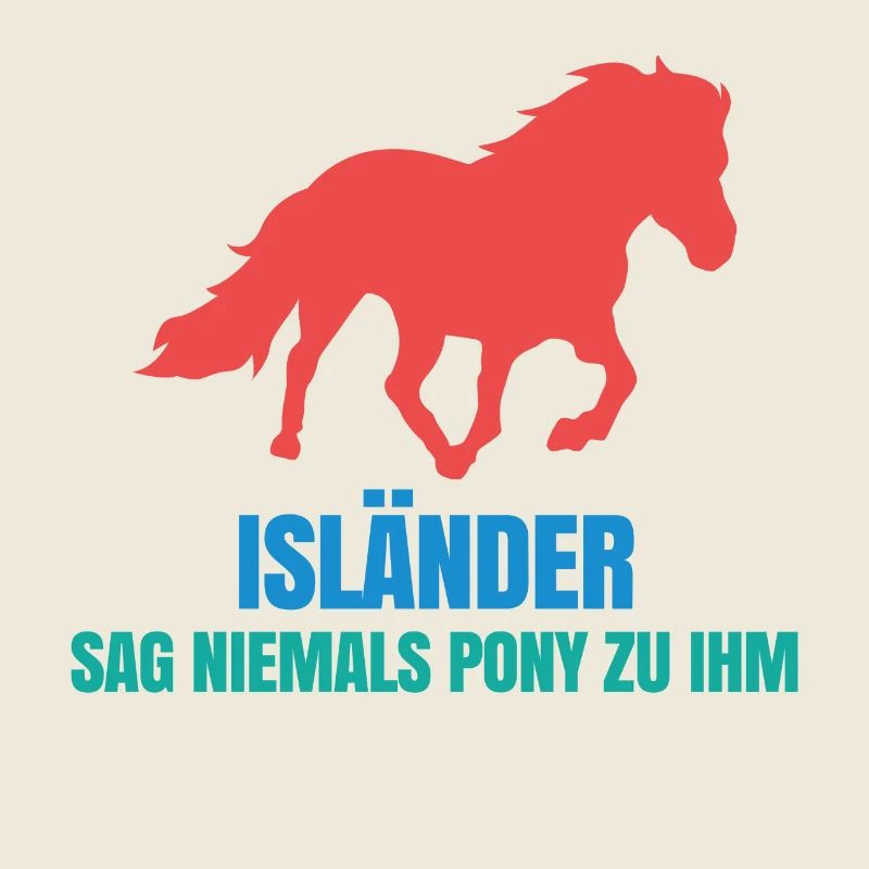 Pferde Pony Statement Islandpferde Pferdefan
