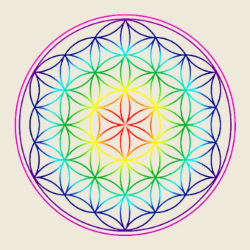 REGENBOGENBLUME DES LEBENS