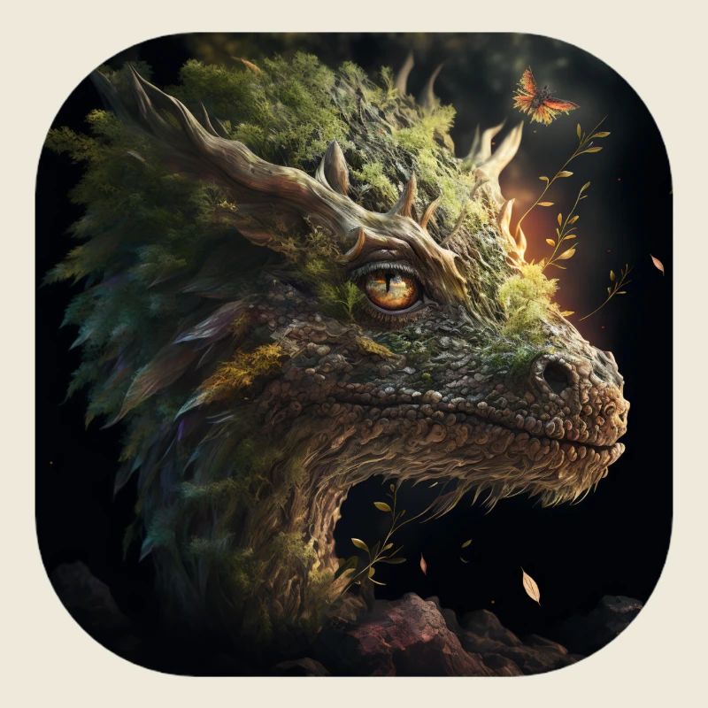 Magical forest Dragon