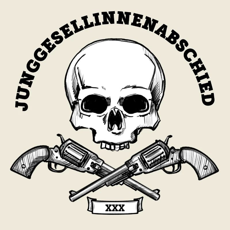 Junggesellinnenabschied 2023 Schädel (MC) (Black)