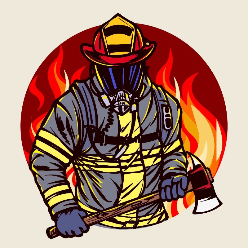 Fire brigade fire fire protection firefighter rescuer