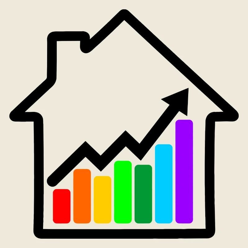 Le prix des maisons augmente.