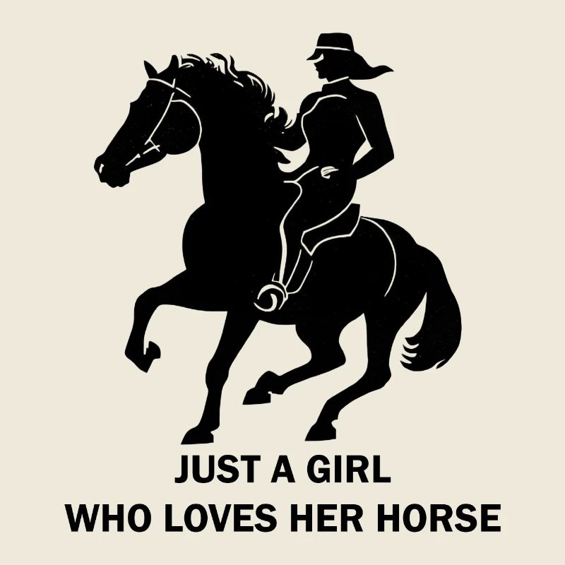 Juste une fille qui aime son cheval, cheval avec cavalier