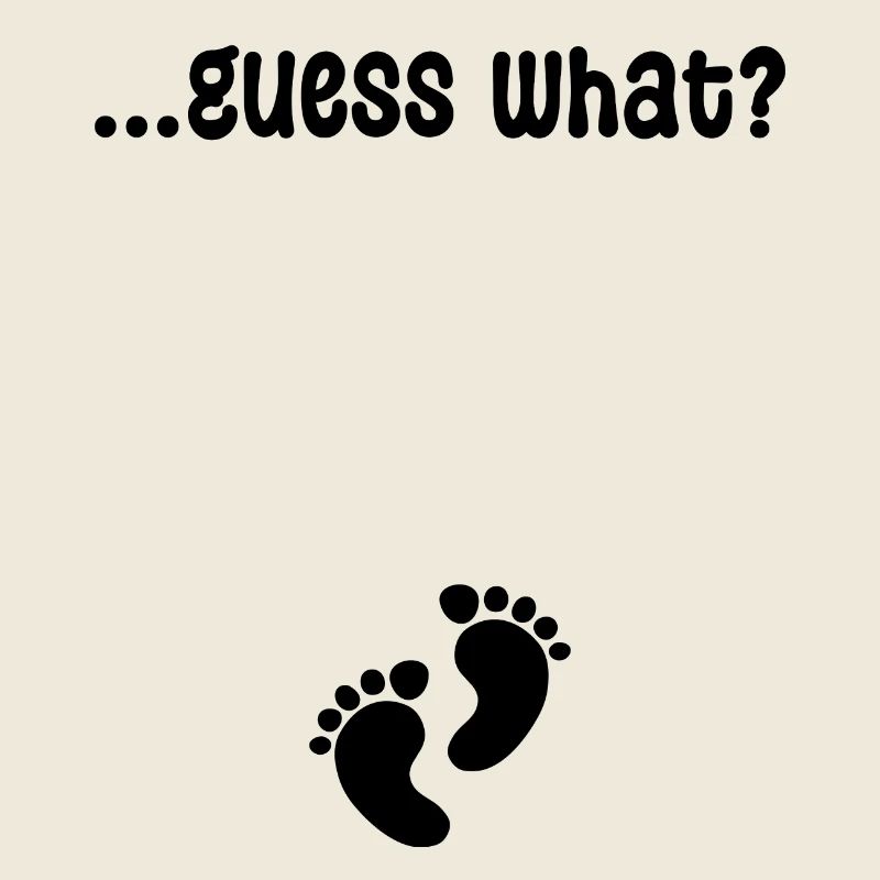 Déclaration de grossesse Pieds de bébé enceinte Maman