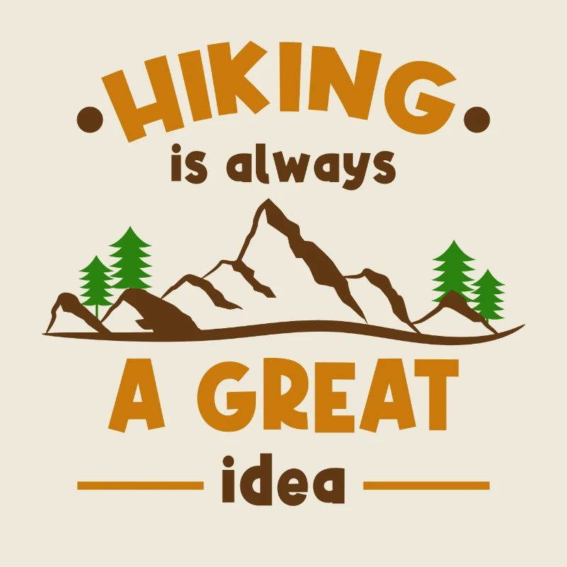 Wanderwege Bergsteigen Statement Wanderer Wandern