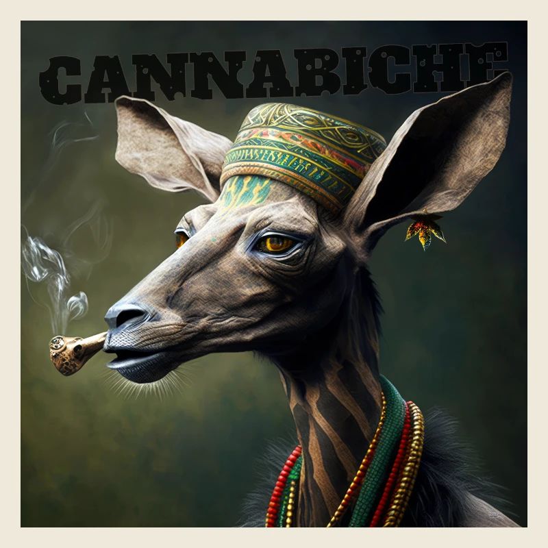 Cannabiche 04 with typography
