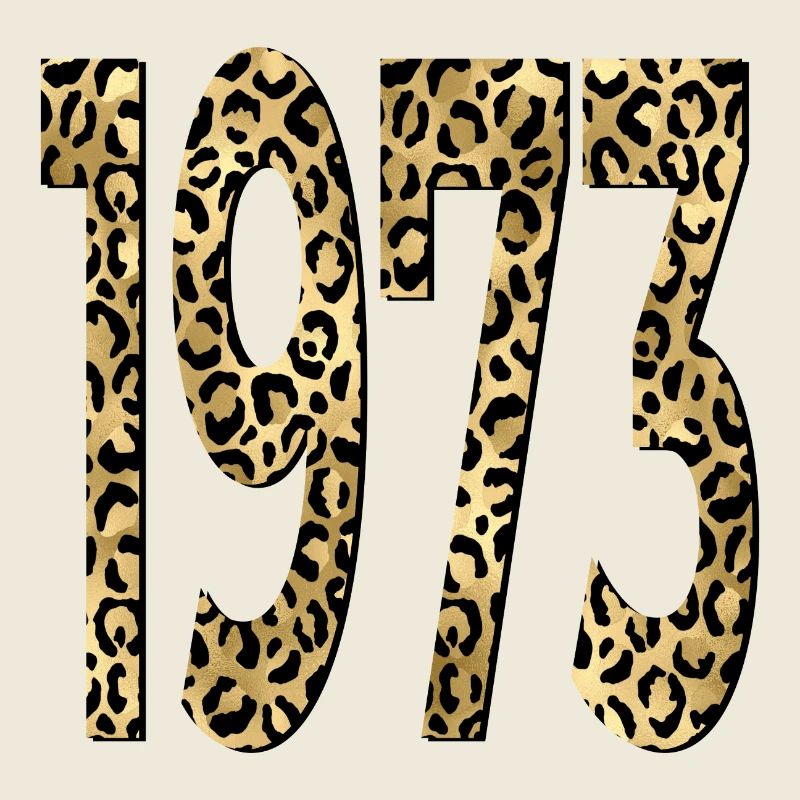 Anniversaire 1973 Imprimé léopard
