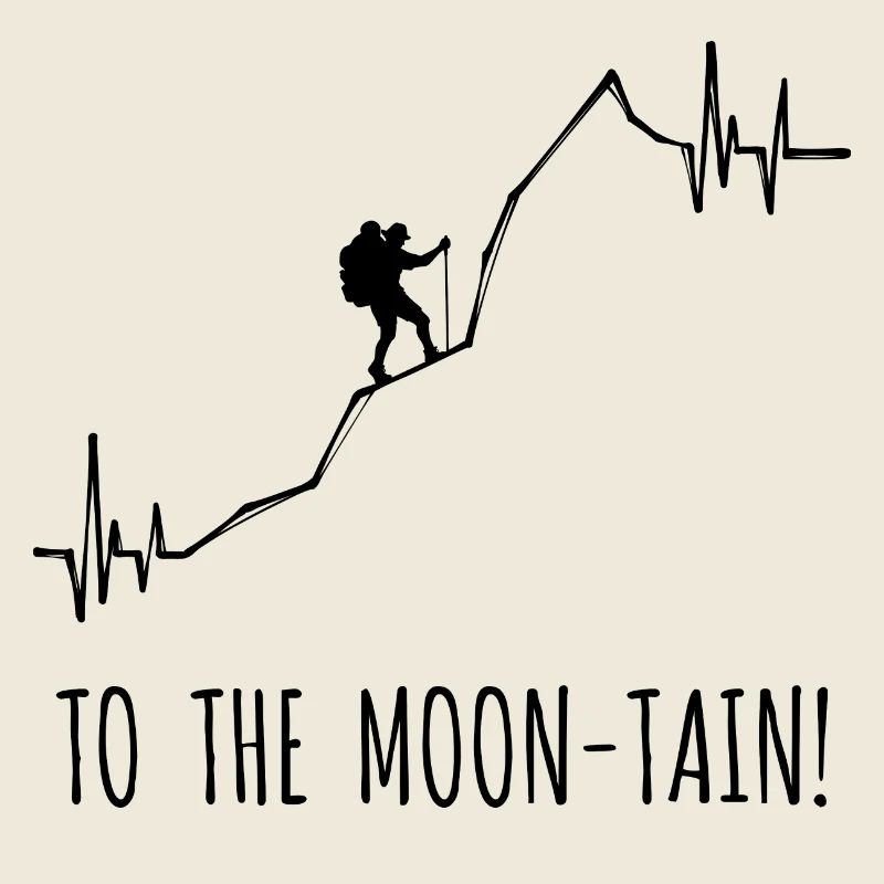 Wandern Bergsteigen Statement Wanderer Wanderung