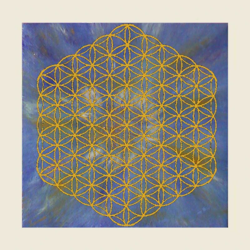 Blume des Lebens - 5. Dimension "Erzengel Michael"