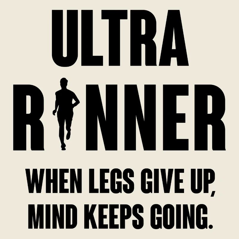 Ultra Runner. When Legs Give Up, Mind Keeps Going.
