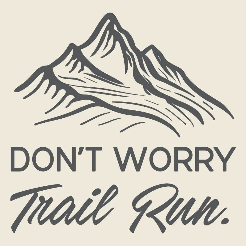 Ne vous inquiétez pas. Course en sentier.