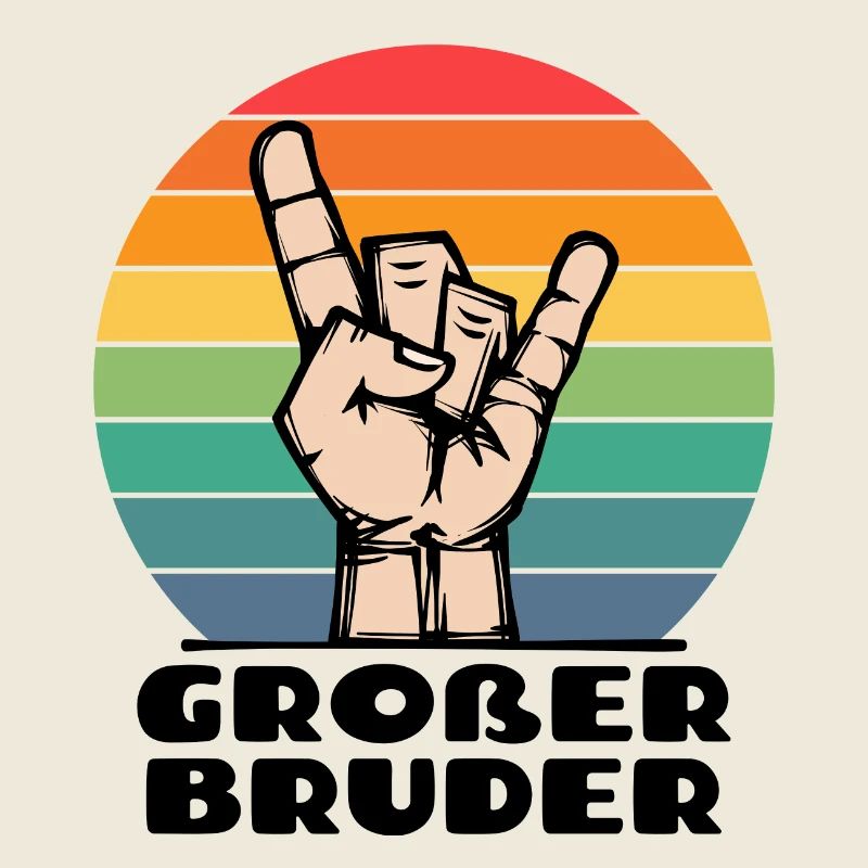 Stolzer Großer Bruder Statement Bruderherz