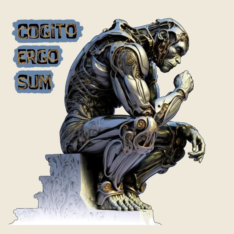 Cogito 02 - Cyborg Thinker Cogito Ergo Sum