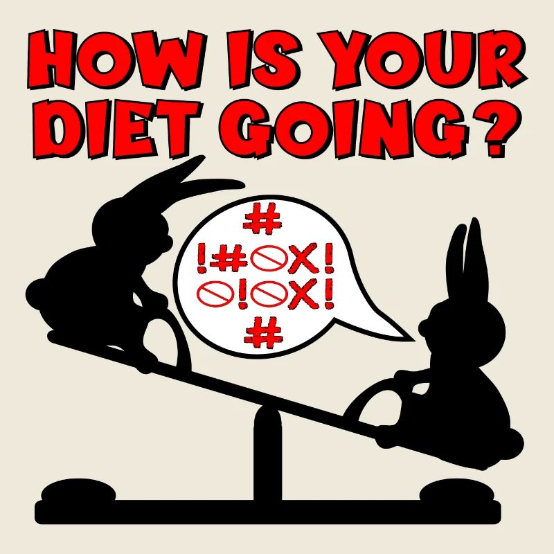 HOW IS THE DIET GOING - RABBITS FUNNY