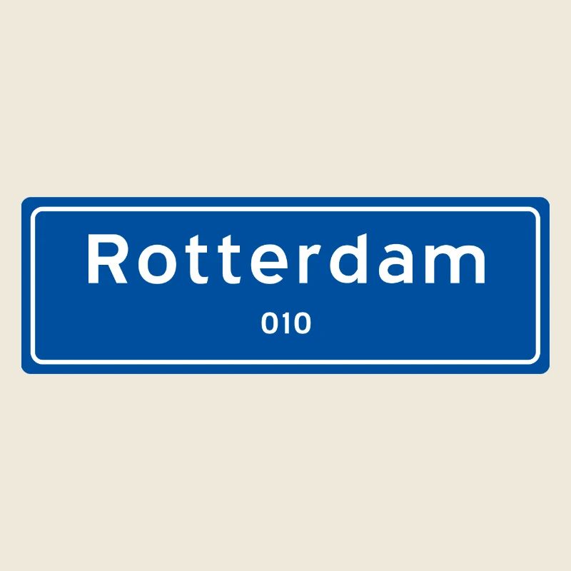 Rotterdam 010 signe de nom de lieu