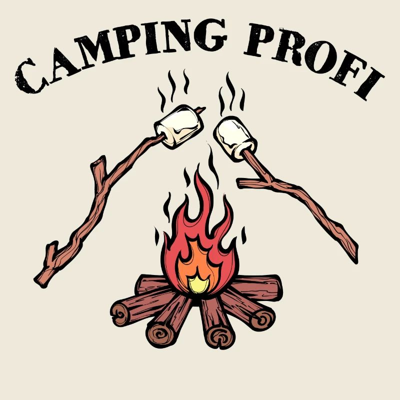 Camping Lagerfeuer Statement Wanderer Campingplatz