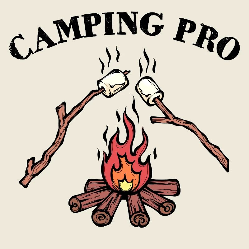 Campfire Campsite Statement Camping Camper