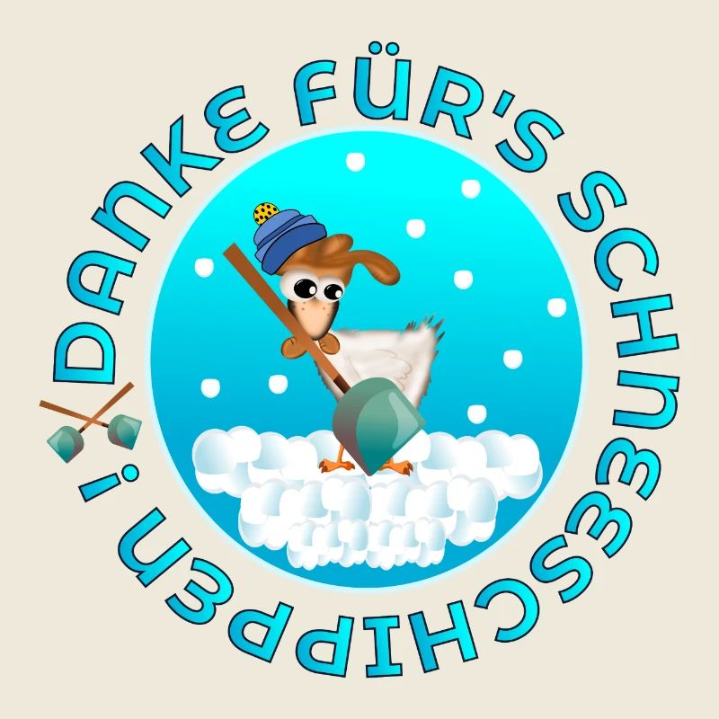 SCHNEESCHIPPEN - WINTER SCHNEE HÜHNER