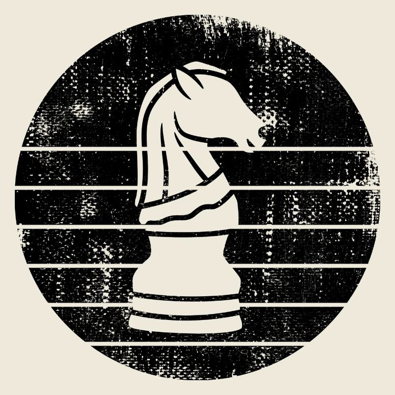 Dessin de chevalier d’échecs