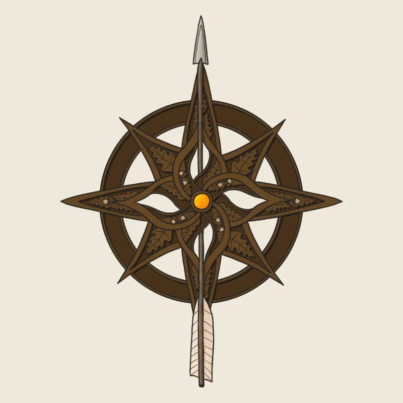 Fantasy Compass Rose