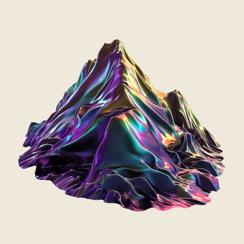 chromatic mountain shape