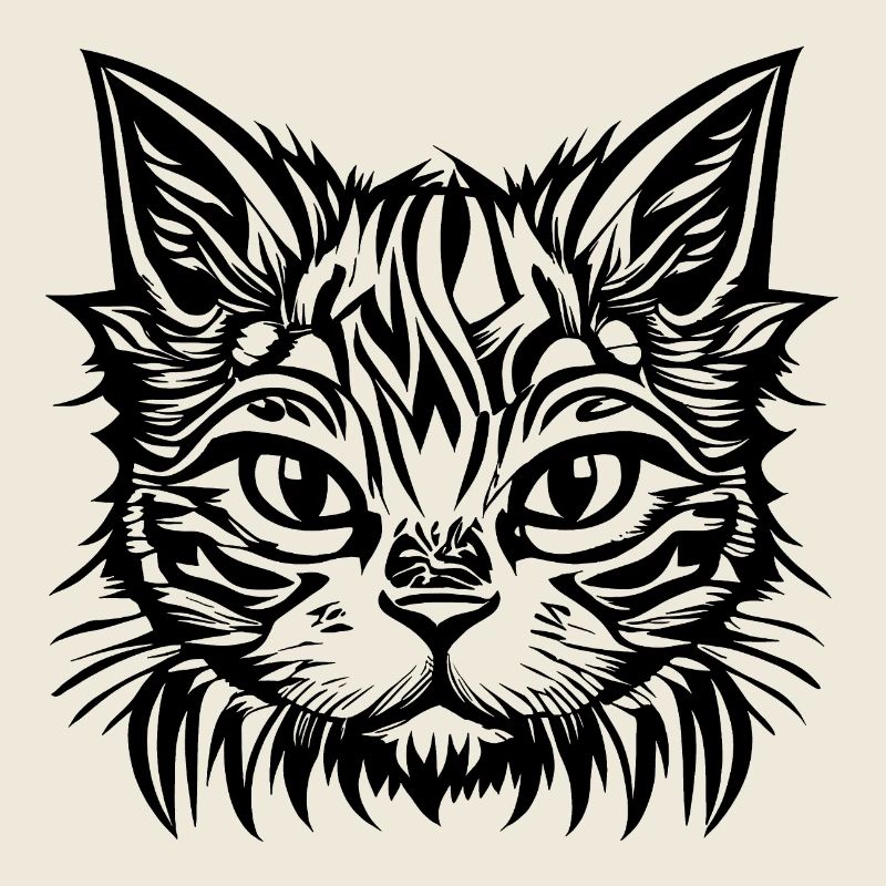 Manga Comic Katze "Stubentiger"