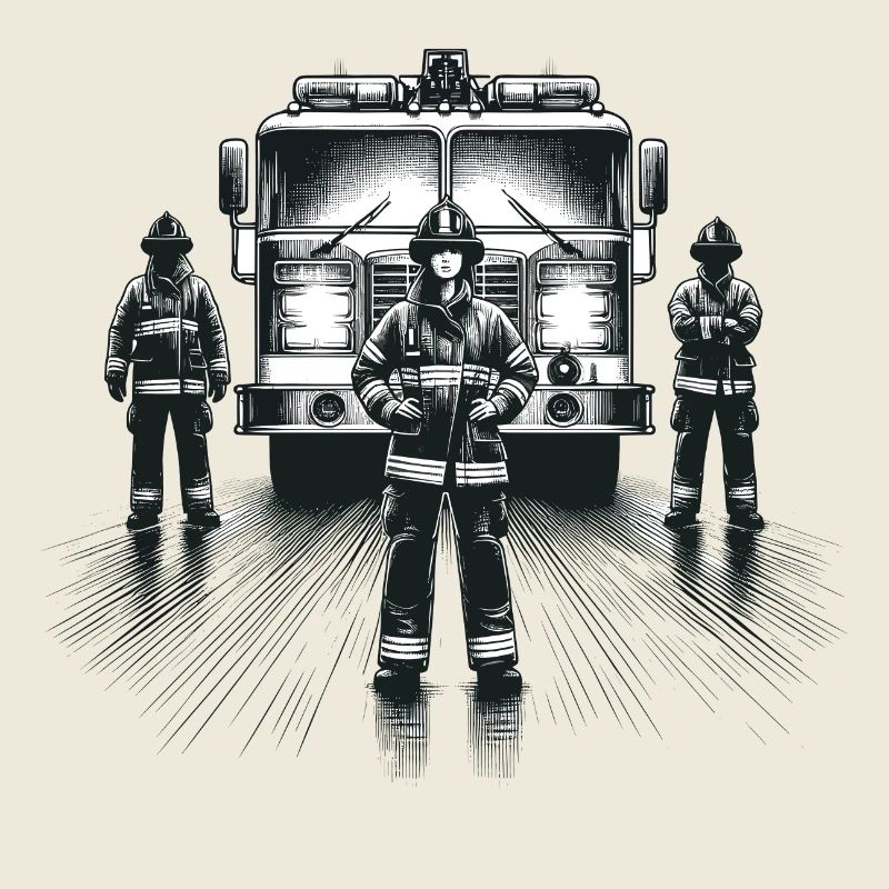 Cadeau graphique pompier