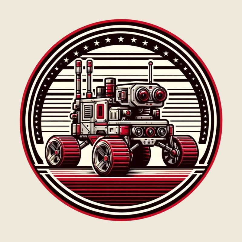 "Explorateur Céleste" - Insigne de Rover Spatial