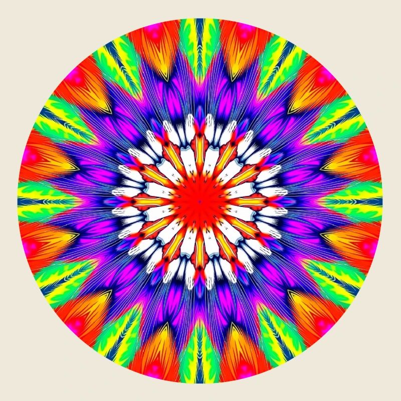 Kaléidoscope Mandala Couleur Rush