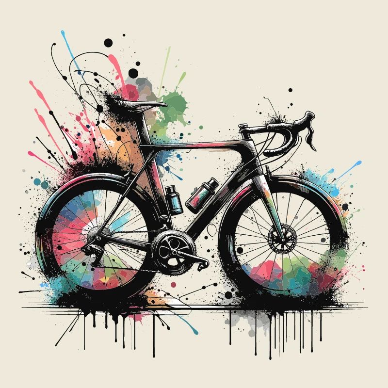 Bicycle Spray Paints Splash