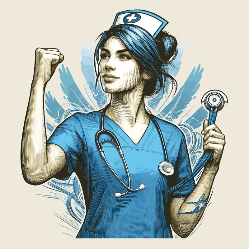 Nurse Victory Pose Gift