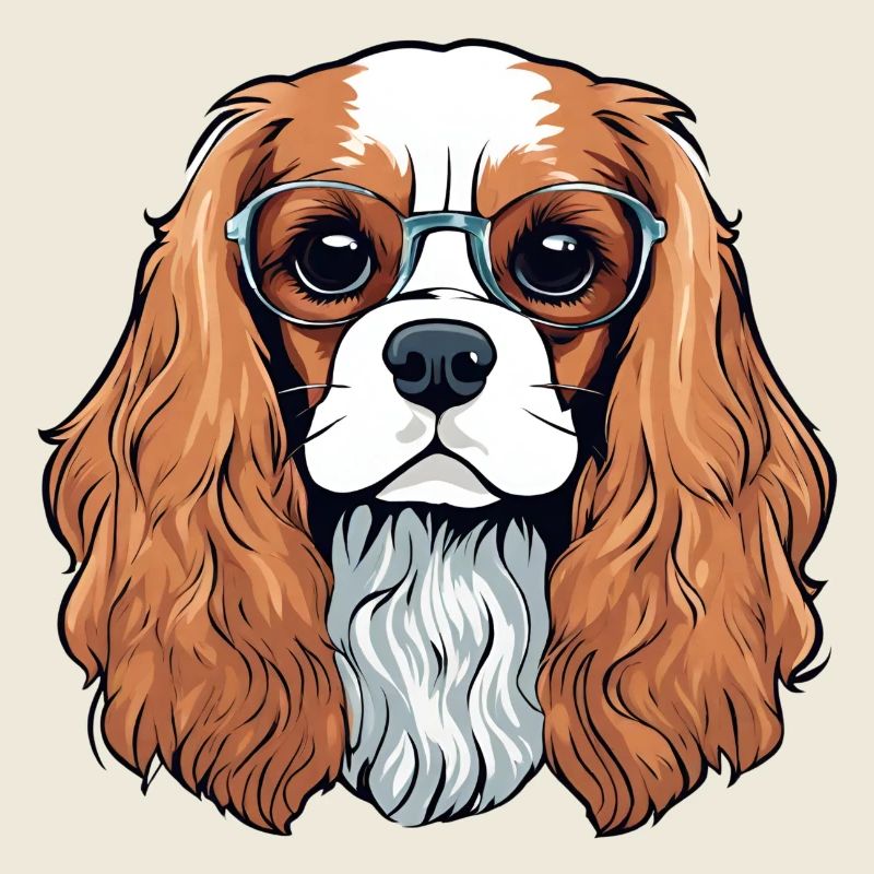 cavalier King Charles, chien, chien mignon