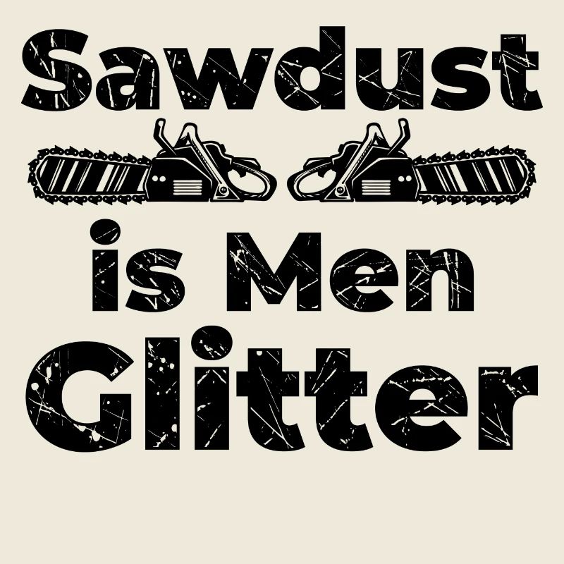 Bûcheron déclaration bois sciure de bois sciure de bois foresterie