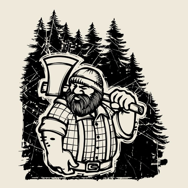 Lumberjack Forestry Woodwork Wood Tree Feller Tree