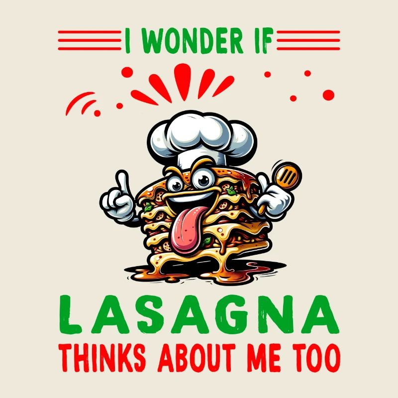 Je me demande si la lasagne pense à moi aussi