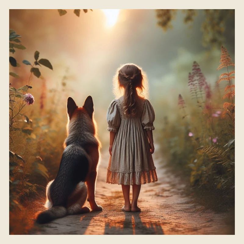 Deutscher Schäferhund Kunst