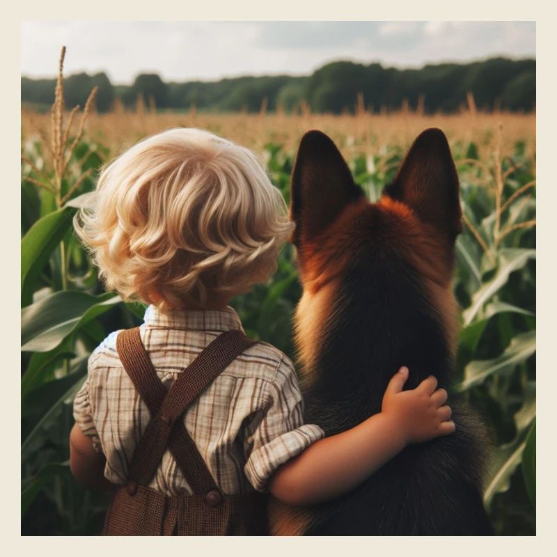 Deutscher Schäferhund Kunst