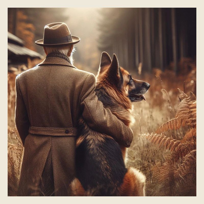 Deutscher Schäferhund Kunst