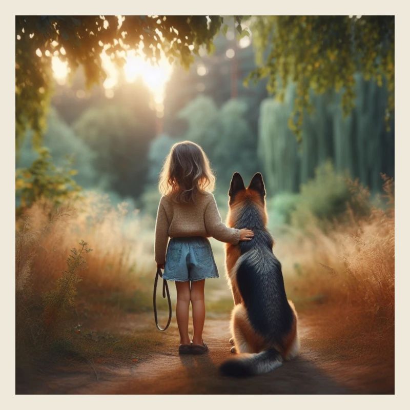 Deutscher Schäferhund Kunst