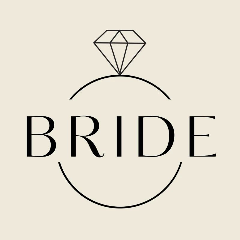 Team Bride Diamond Ring Personalizable