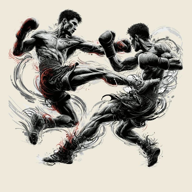 Kickboxing Boxe thaïlandaise Cadeau de boxe Muay Thai