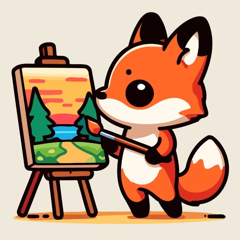 Fox Palette: The Forest Painter