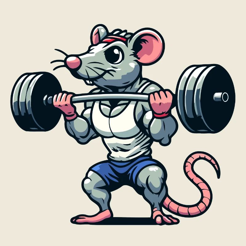 Mighty Mouse Lifter: Der Workout-Krieger