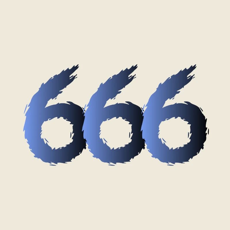 666 Satan Symbol - Devil - Evil
