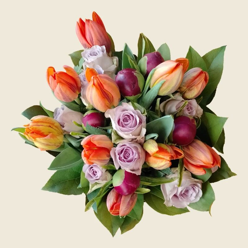 Bouquet de fleurs – Rêves pastel
