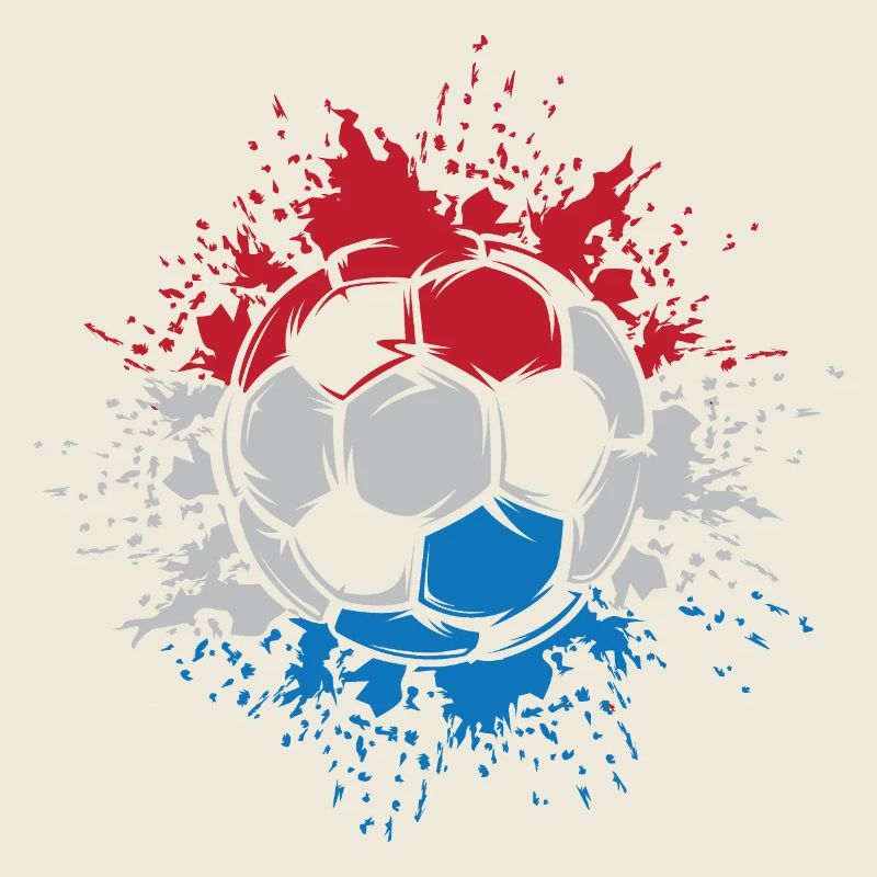 Fußball Farbexplosion Niederlande Team Holland